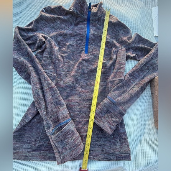 Lululemon Its Rulu Run Half-Zip size 2Women's Multicolor Long Sleeve Top - Picture 8 of 13